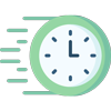 speeding-clock icon